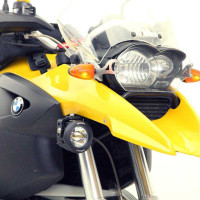 Denali Auxiliary Light Mounting Bracket - BMW R1200GS '04-'12 & GSA '05-'13