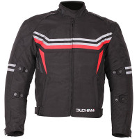 Duchinni Archer Textile Jacket - Black / Red