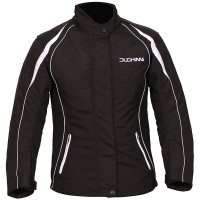 Duchinni Ladies Vienna Textile Jacket - Black / White