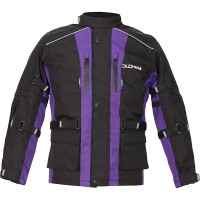 Duchinni Kids Jago Textile Jacket - Black / Purple