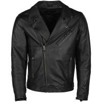 DXR Vinz CE Leather Jacket - Black