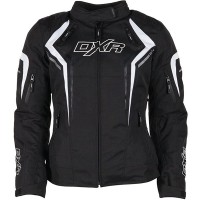 DXR Ladies Julia Textile Jacket - Black / White