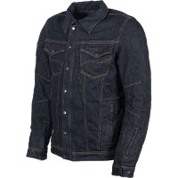 DXR Denim Blouz Textile Jacket - Blue
