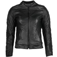 DXR Ladies Diva Racer CE Leather Jacket - Black