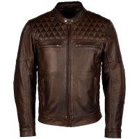 DXR Blacksmith CE Leather Jacket - Moka