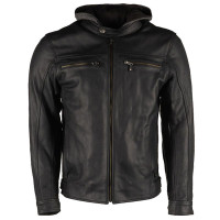 DXR Zack Leather Jacket - Black