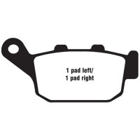 EBC Aramid Organic Brake Pads - FA496