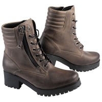 Falco Ladies Misty Leather Boots - Green Army