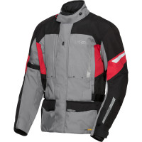 FLM Touring 3.0 Textile Jacket - Black / Grey / Red