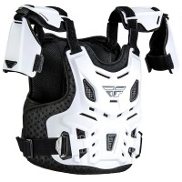Fly Racing Kids Revel CE Chest Protector - White