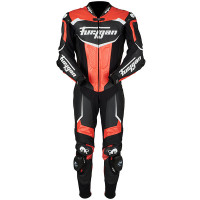 Furygan Overtake 1 Piece Suit - Black / Red / White