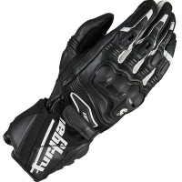 Furygan F-RS1 Leather Gloves - Black / White