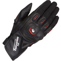 Furygan Volt Leather and Textile Gloves - Black / Red