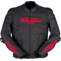 Furygan Raptor Evo 2 Leather Jacket - Black / Red