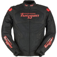Furygan Atom Vented Evo Textile Jacket - Black / Red