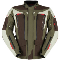 Furygan Voyager 3C Textile Jacket - Coffee / Pearl / Khaki