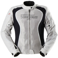 Furygan Ladies Odessa Vented 3in1 Textile Jacket - Pearl / Black
