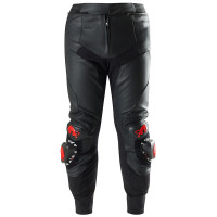 Furygan Drack Leather Trousers - Black / Red