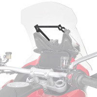 Chassis support GPS FB2130 GIVI à monter derrière la bulle, pour fixer les  S902A et support GPS pour Yamaha Tracer 700 2016 et + - Tech2Roo