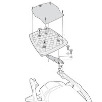 Givi SR4105 Monokey Adaptor Plate - Kawasaki Versys 1000