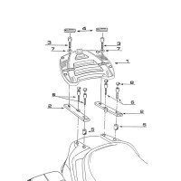 Givi E190 Monokey Adaptor Plate - Honda ST1100 / A Pan European