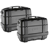 Givi TRK33BPACK2 Trekker Black Monokey Panniers (Pair) - 66 Litre Total Capacity