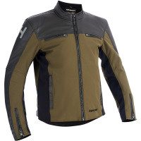 Halvarssons Holmen Wax Textile Jacket - Green / Brown