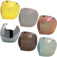 Hedon Hedonist Bubble Visor With Steel Snaps - Not Road Legal