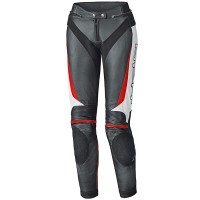 Held Ladies Lane 2 Leather Trousers - Black / White / Red