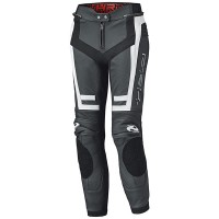 Held Ladies Rocket 3 Leather Trousers - Black / White