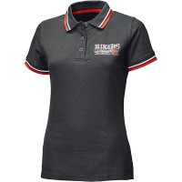 Held Ladies Polo Bikers T-Shirt - Black / Red