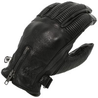 Helstons Leather Tank Gloves - Black