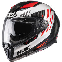 HJC F70 Carbon - Kesta Carbon Red