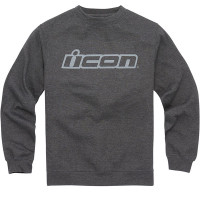 Icon Slant Sweatshirt - Charcoal
