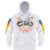 Icon Gixxer Johnny™ Hoodie - White