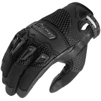 Icon Ladies Twenty Niner CE Textile Gloves - Black
