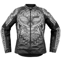 Icon Overlord 3 Ladies Noble Jacket - Black / White