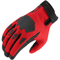 Icon Hooligan CE Gloves - Red / Black