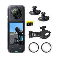 Insta360 X4 Action Camera  - Motorcycle Bundle