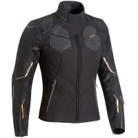 Ixon Ladies Cell Textile Jacket - Black / Gold