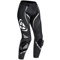 Ixon Ladies Vortex Leather Trousers - Black / White