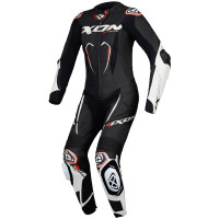 Ixon Ladies Vortex 3 One Piece Leather Suit - Black / White