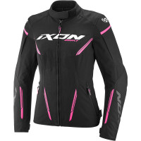 Ixon Ladies Striker 2 Textile Jacket - Black / Bright Pink