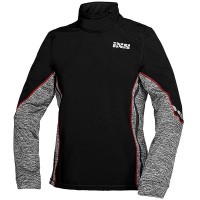 iXS Melange Functional Long Sleeve Shirt Ice 1.0 - Black / Grey / Red