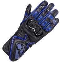 iXS RS-200 2.0 Leather Gloves - Black / Blue
