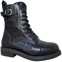 John Doe Ladies Jackie Leather Boots - Black