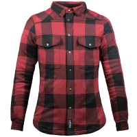 John Doe Ladies Motoshirt Textile Jacket - Red