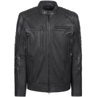 John Doe Technical Hybrid Leather Jacket - Black