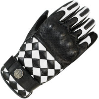 John Doe Tracker Leather Gloves - Race White / Black