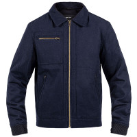 John Doe Escape Wool Textile Jacket - Dark Blue